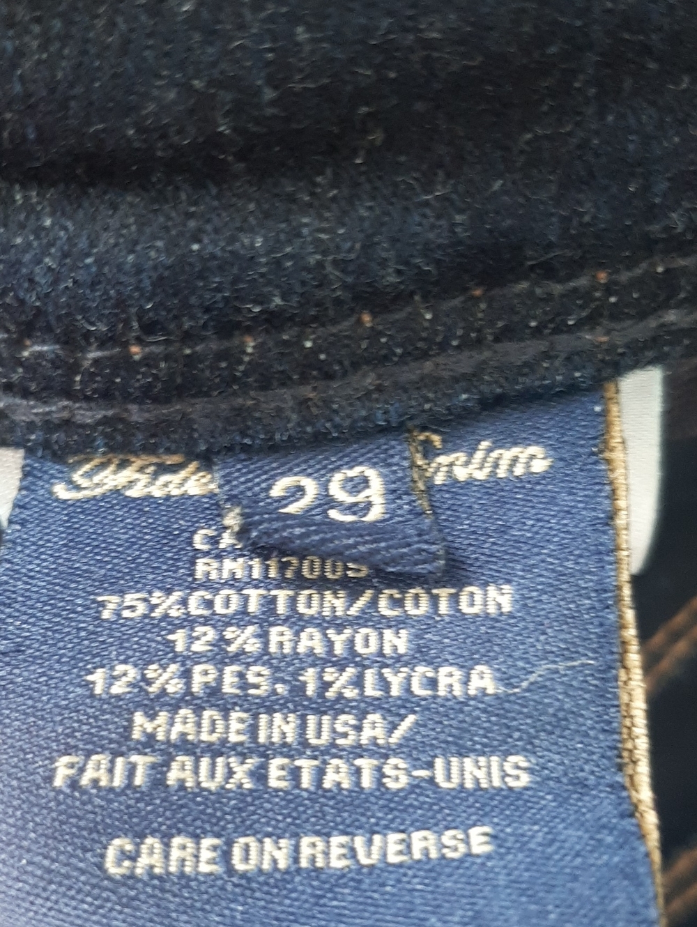Fidelity💙"STEVIE"NWOT  Scorpion Rinse Straight Leg Jeans Jeans Like New Sz 29 - Picture 5 of 10
